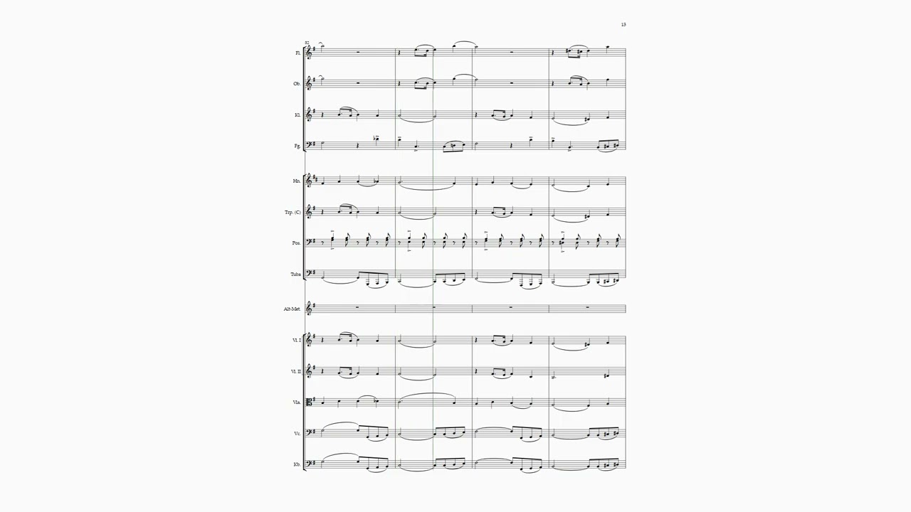 Wittkopf, Orchesterminiaturen nach den Klavierstücken op. 65 - 5. Un pomeriggio a fine estate