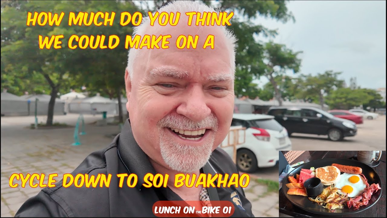 LoB 01, (Lunch on Bike)  From Pratumnak through to Dirty Ranch Steakhouse
