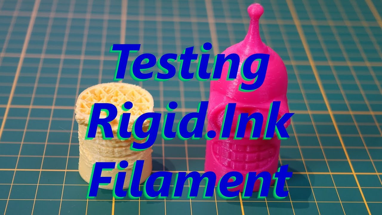 ▼ My FAR FROM FINAL test about Rigid.Ink filament.