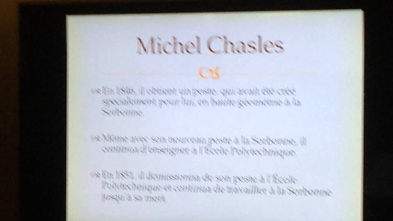 Michel Chasles