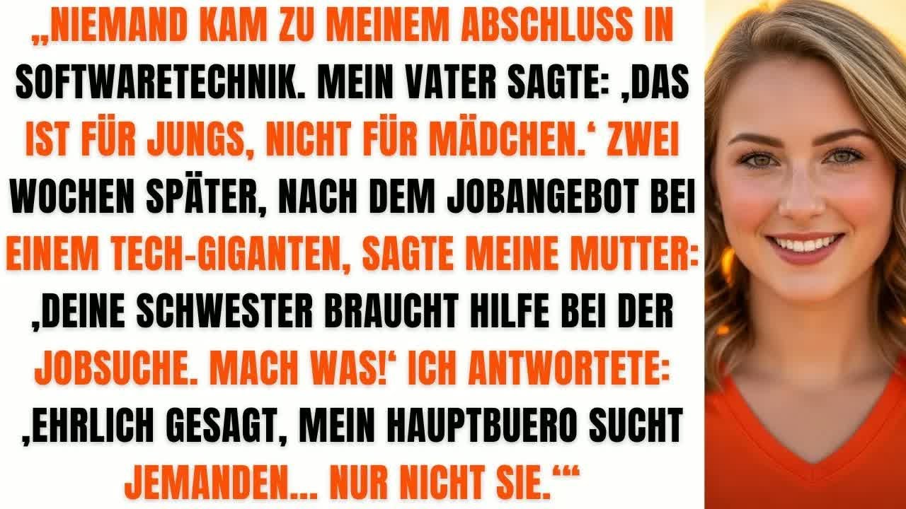 Meine Familie Ignorierte Mein Studium – Bis Sie Erfuhren, Wo Ich Arbeite!