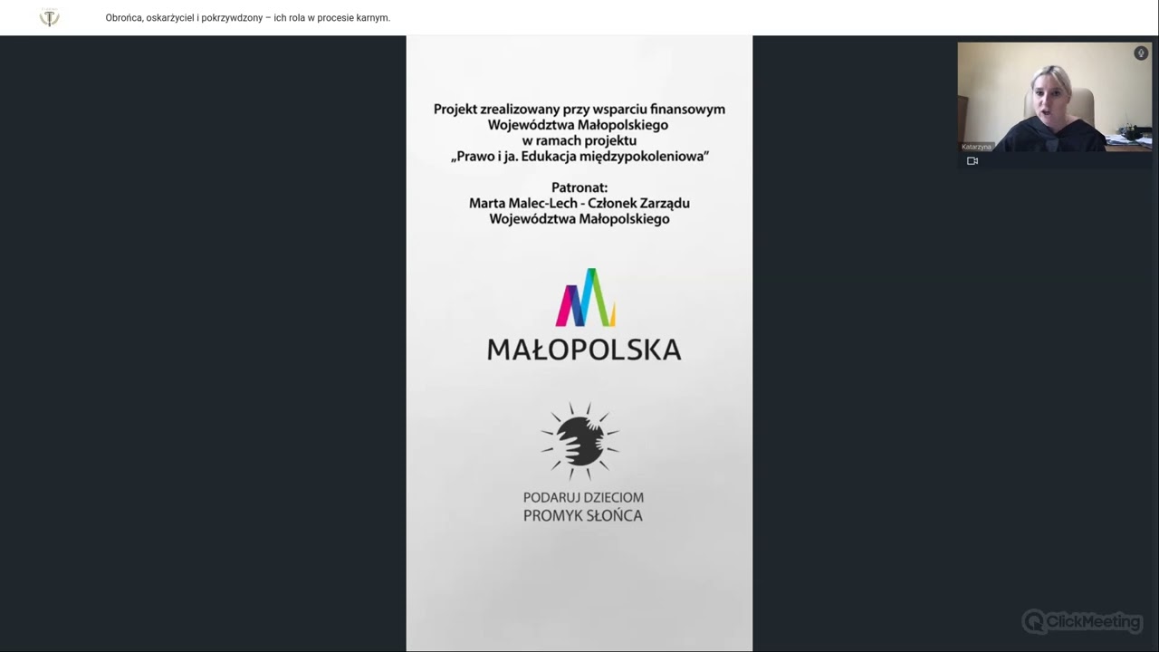 Obrońca oskarżyciel i pokrzywdzony - ich rola w procesie karnym
