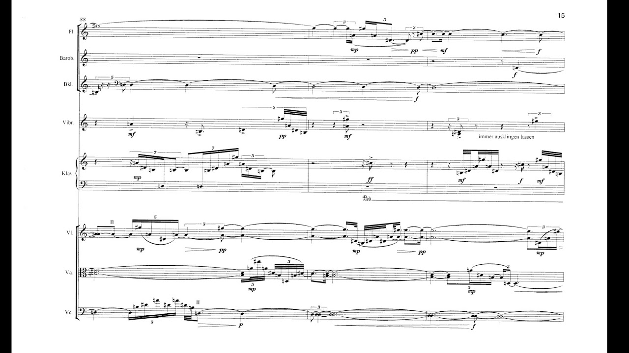 Georg Friedrich Haas - AUS.WEG (w/ score) (for ensemble) (2010)