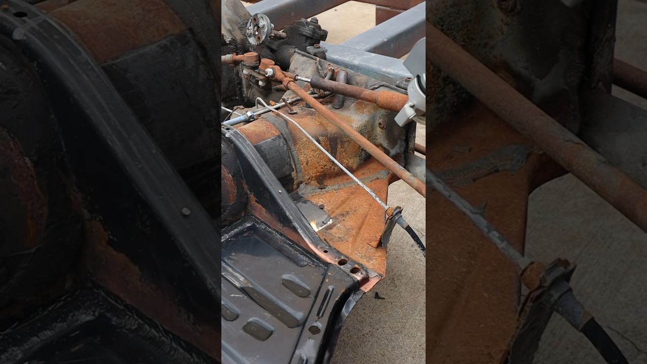 Laser Rust Removal here at Ironhorse Classics #car #automobile