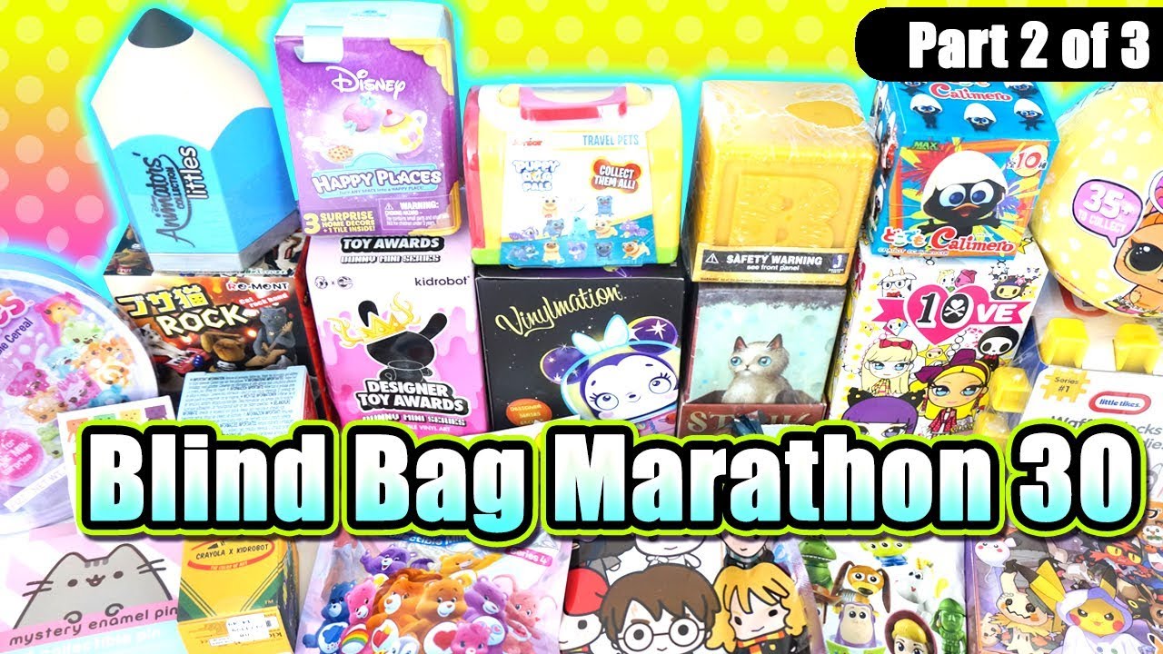 Surprise Blind Bag Marathon 30 - Part2 - Pokemon, Disney Tsum Tsums, Re-ment, Pusheen and MORE!