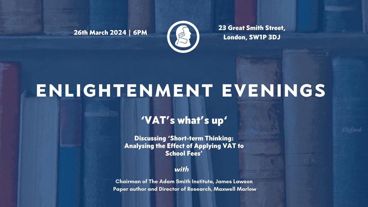 Enlightenment Evenings: VAT's what's up