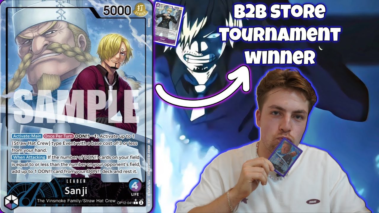 OP12 | BACK 2 BACK STORE TOURNAMENT WINNER UP SANJI 9-0 | CONDORIANO | ONE PIECE CARD GAME