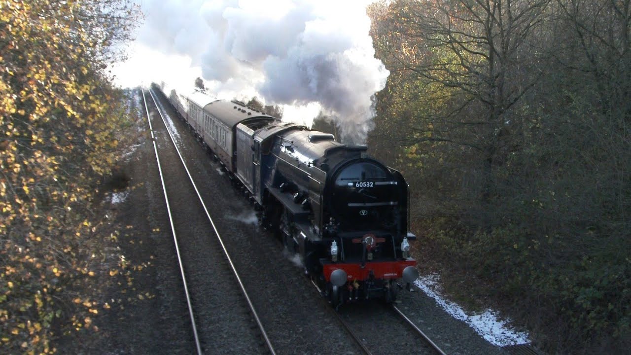 UK - Blue Peter heads from Rugby to York in freezing weather, 20/11/2024