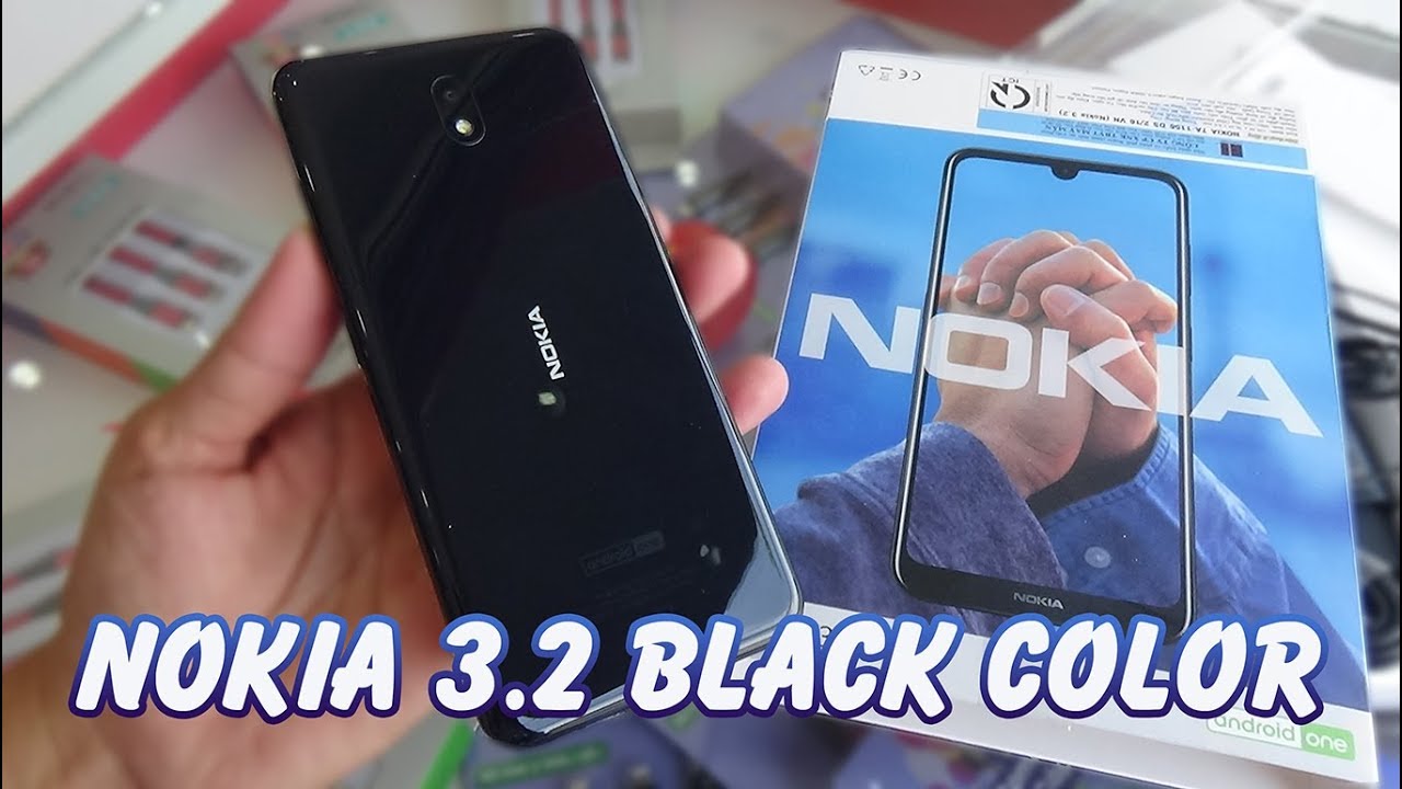 Unboxing Nokia 3.2 Black color | 16GB variant