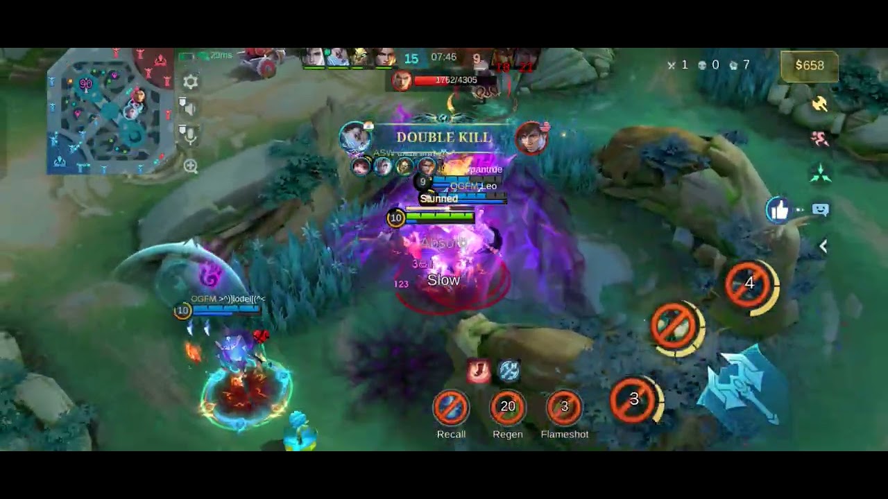 5 person lobby MLBB... Fun and tension in game and talk. #5v5 #moba #mlbb #mobilelegends 