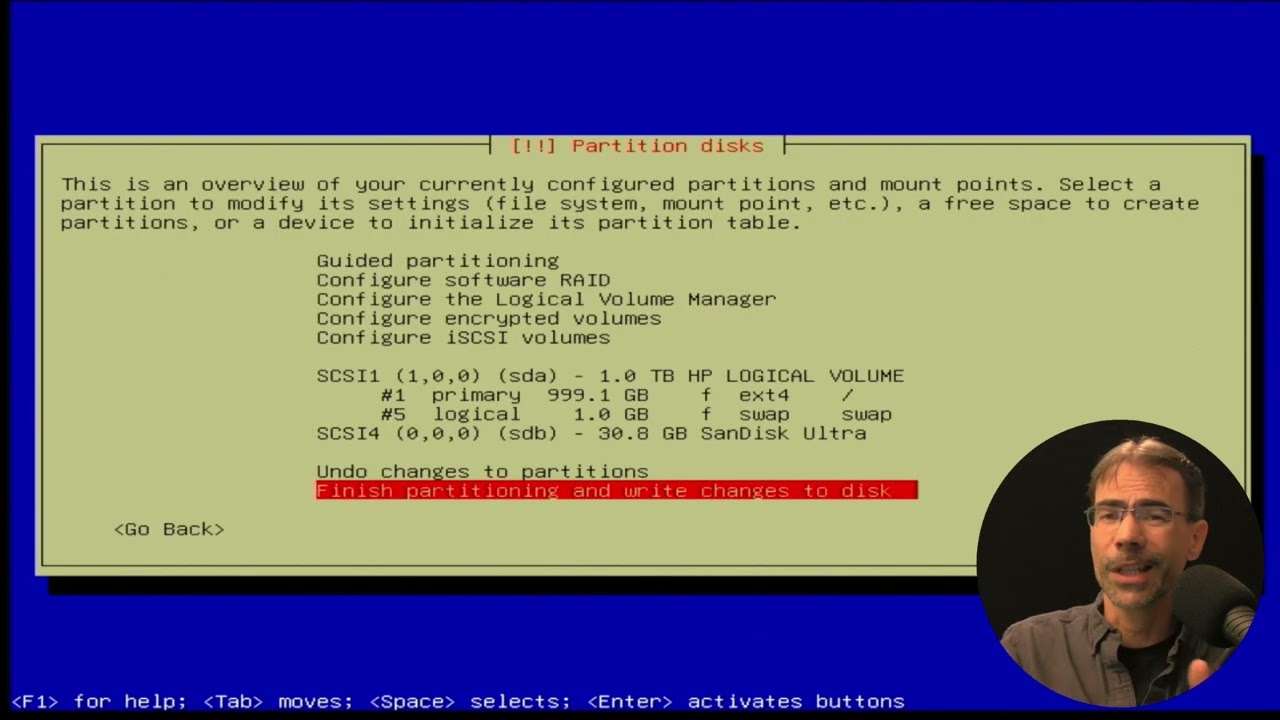 Debian 12 Server Installation to an HP Proliant (plus configurations)