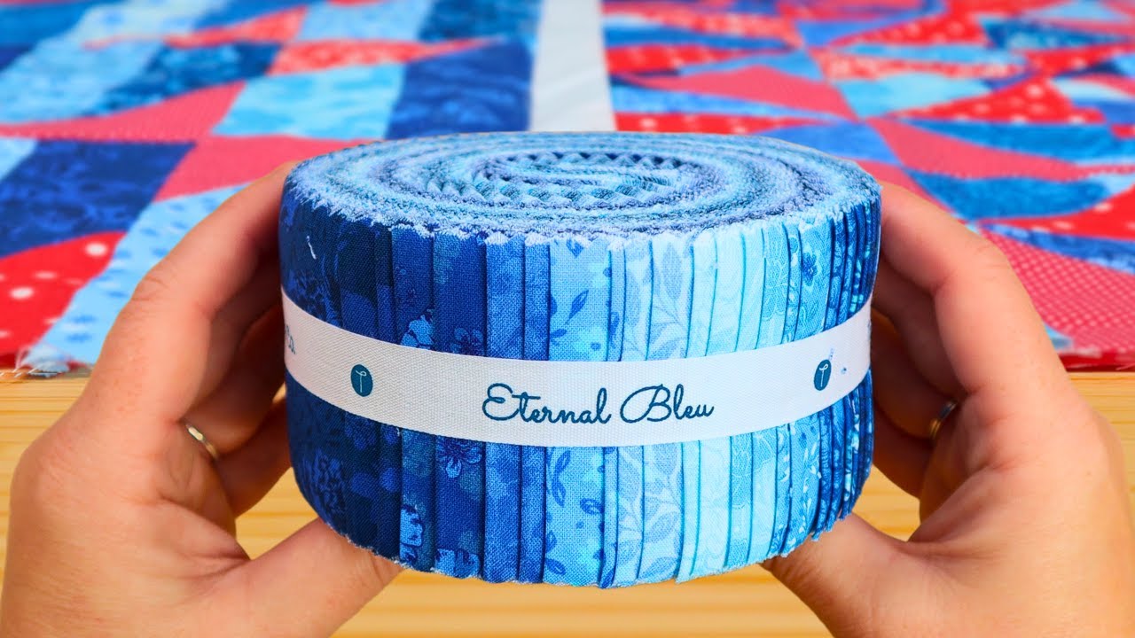 I Made 2 Quilts At the Same Time! (Just a jelly roll and a bit of fabric)