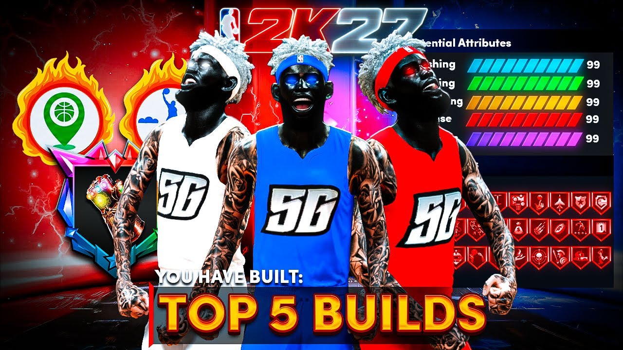 BEST GAME BREAKING BUILDS in NBA 2K27! *NEW* MOST OVERPOWERED ALL AROUND BUILDS! Best Build 2k27
