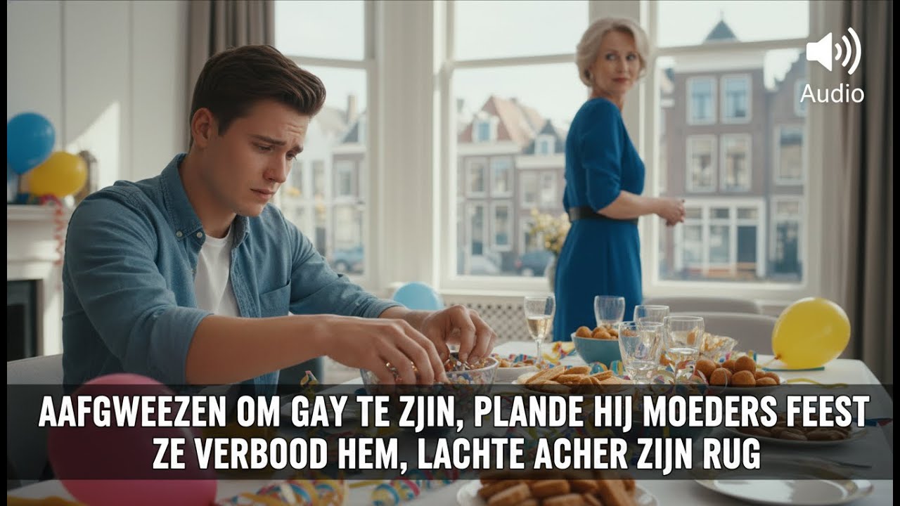 Afgewezen omdat hij gay is, plande hij moeders feest – ze verbood hem, lachte achter zijn rug.