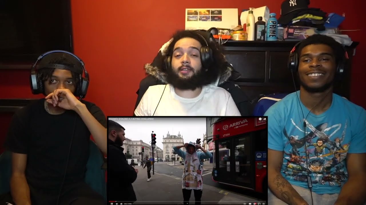 SOMEONES ALWAYS SAYING SOMETHING WILD 😭😂 | AMERICANS REACT TO SIDEMEN $100,000 A-Z BUYING CHALLENGE