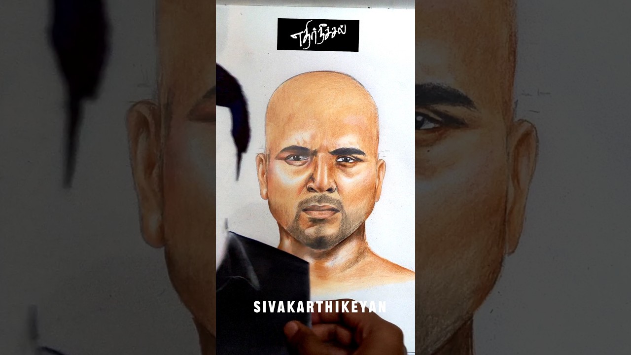 Sivakarthikeyan - Journey 🌈✨ Drawing #dhinaartworks #sivakarthikeyan #amaran #shorts