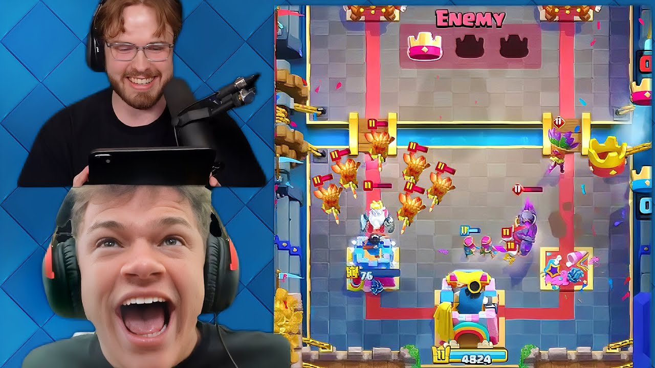 Jynxzi бросает вызов профессионалу Clash Royale на бой 1 на 1 *ВНИМАНИЕ, ЯРОСТЬ*