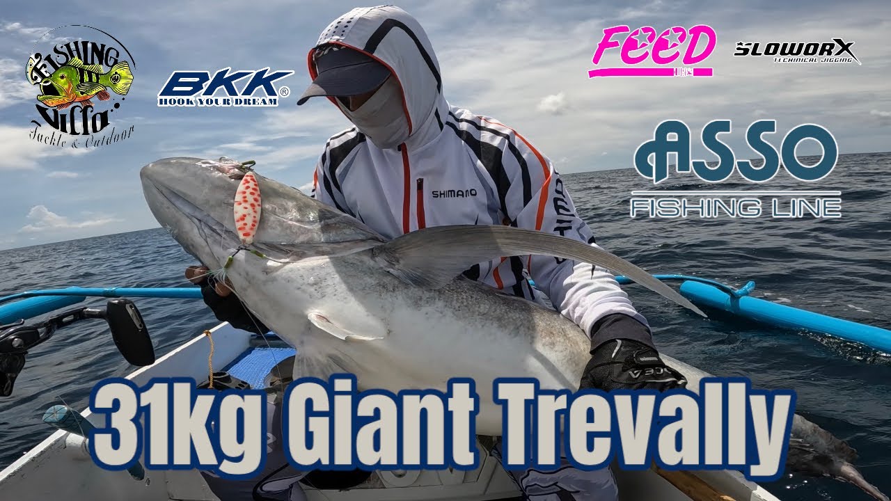31kg GIANT TREVALLY in 25-26mins fight | October 9, 2022