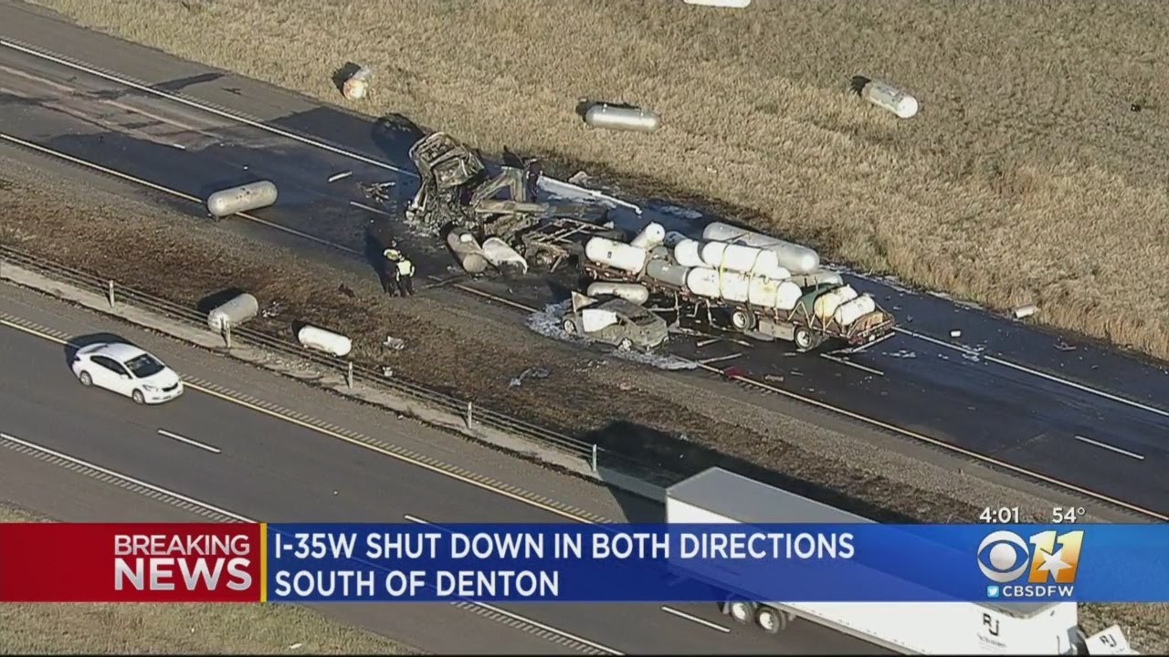 3 Dead, 3 Injured After 18 Wheeler Explodes On I-35W Near Denton