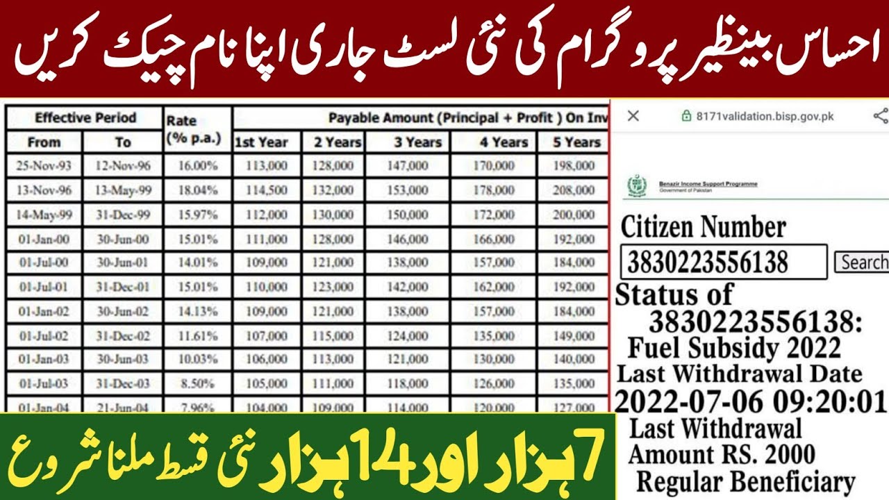 New Ehsas rashan Program  || New  Ehsas Program 7000 update || BISP 7000 Start ||