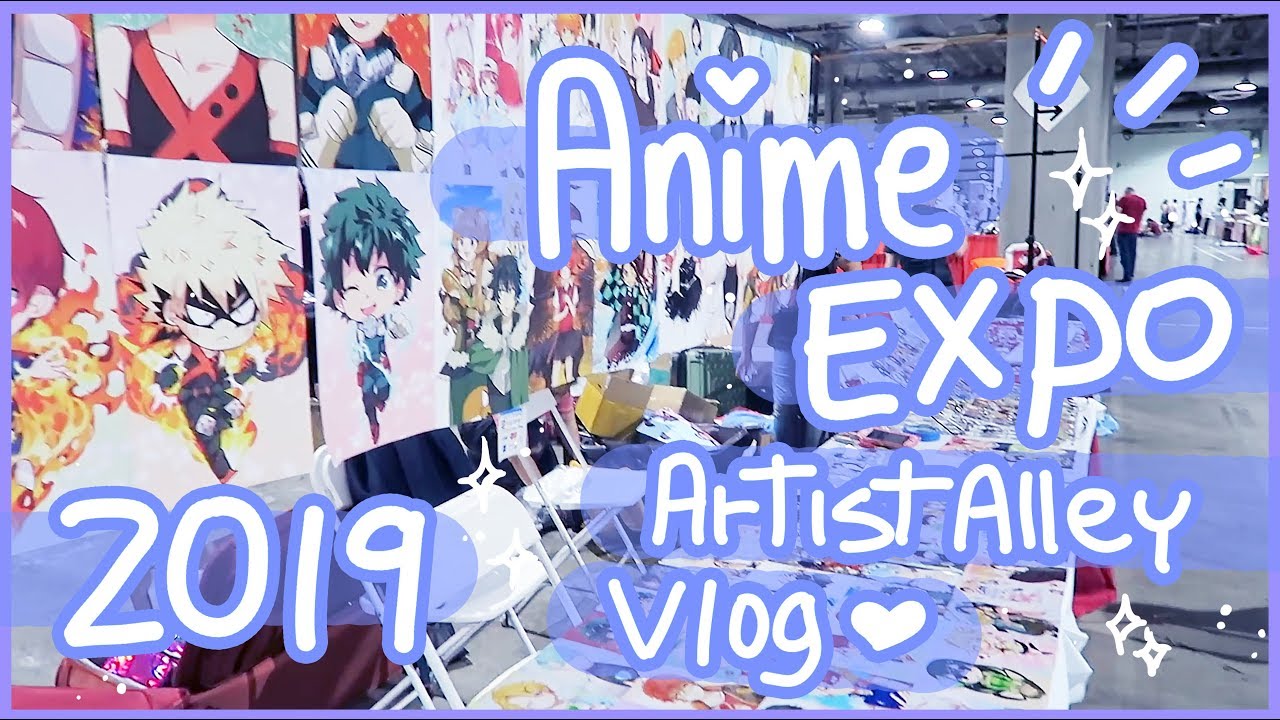 ANIME EXPO 2019 earthquake con - ArtistAlley Vlog 30