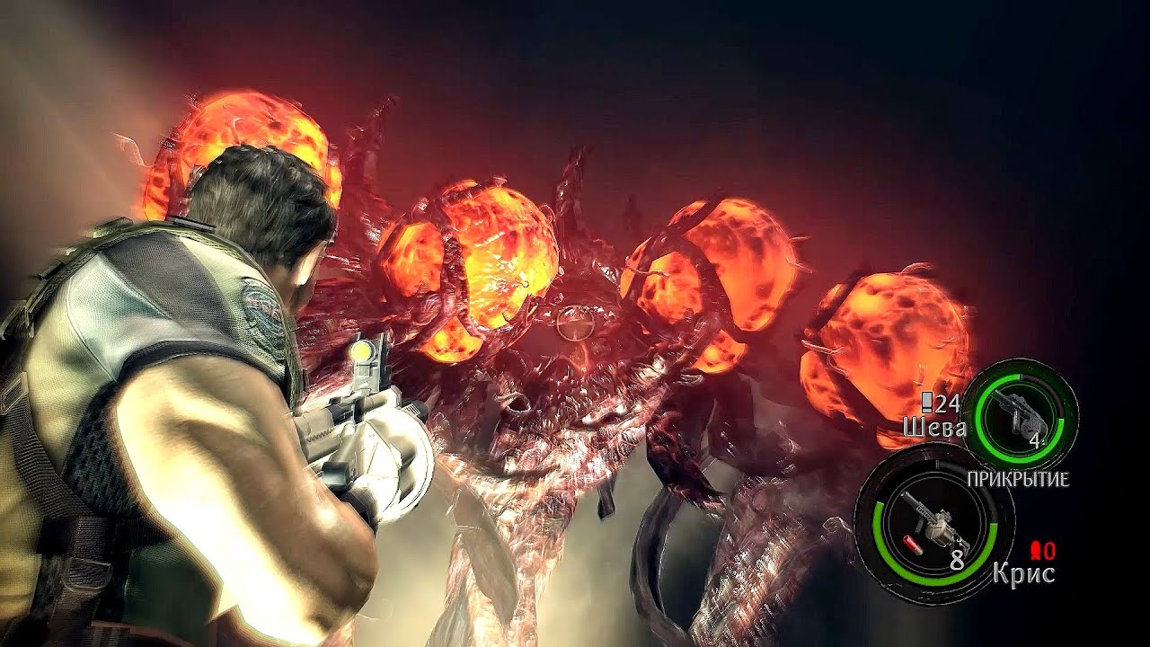 Resident Evil 5: Exella (Uroboros Aheri) Boss Fight (Veteran) | All Bosses #11