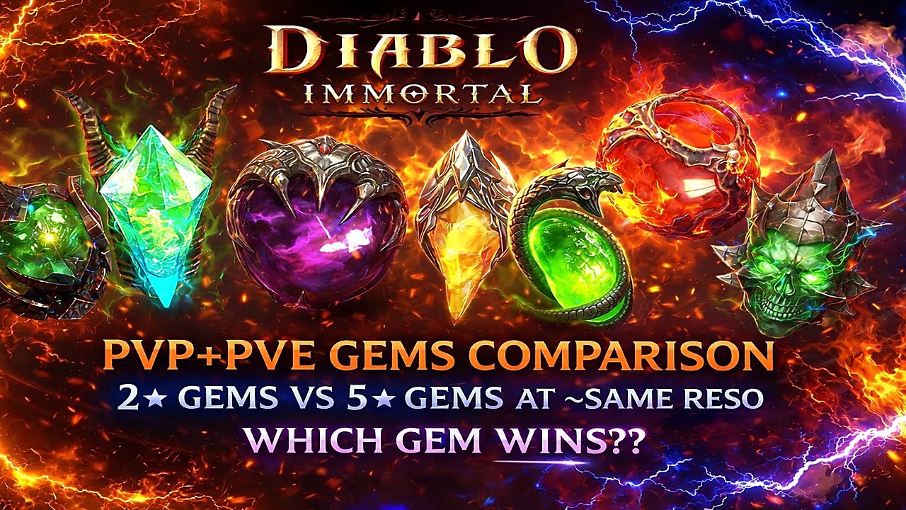 S-TIER 2* GEMS VS S-B TIER RANK 4 5* GEMS. SAME RESO DPS COMPARISON IN PVP+PVE