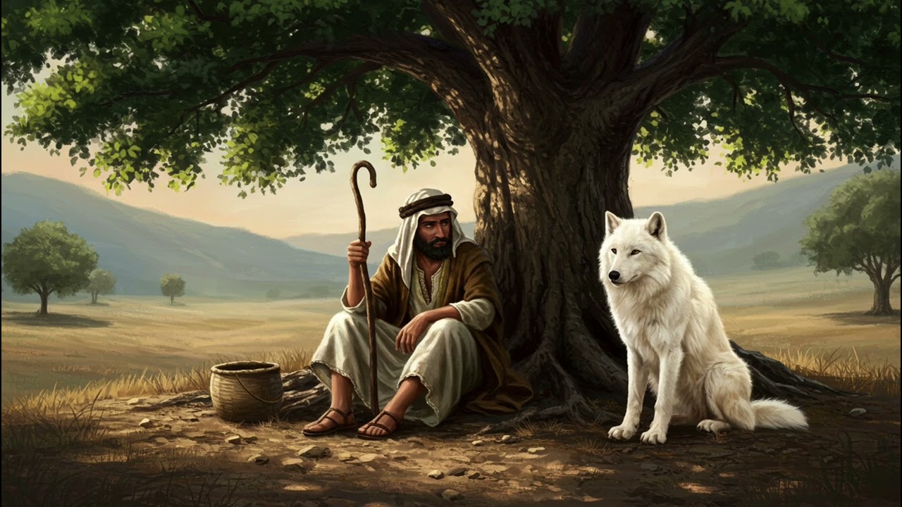 الراعي الفقير والذئب الأبيض 🐺 | رواية مسموعة مؤثرة 🎧 #رواية #قصة_مسموعة #حكايات_ولا_أحلى