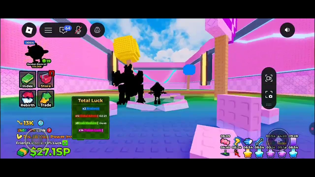 9/19/26 Candy Fuse machine + AA (Kick a lucky Block) #roblox 