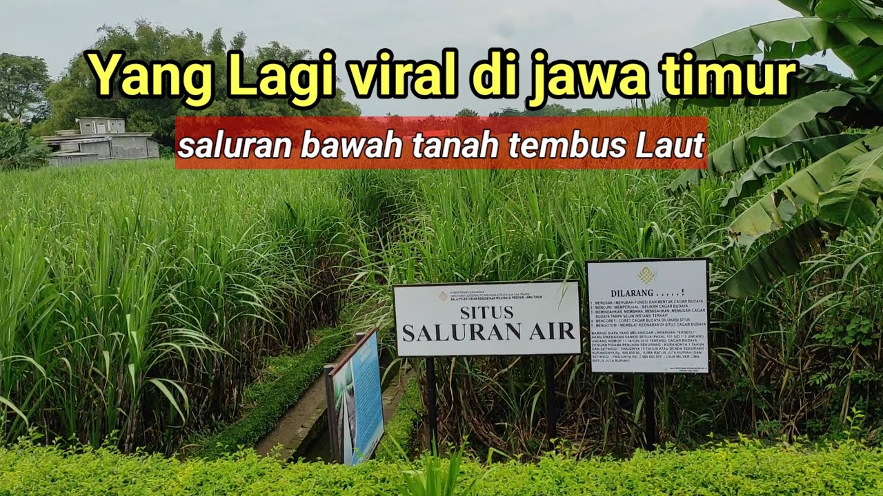 Keajaiban dunia❗Ditemukan saluran bawah tanah peninggalan majapahit