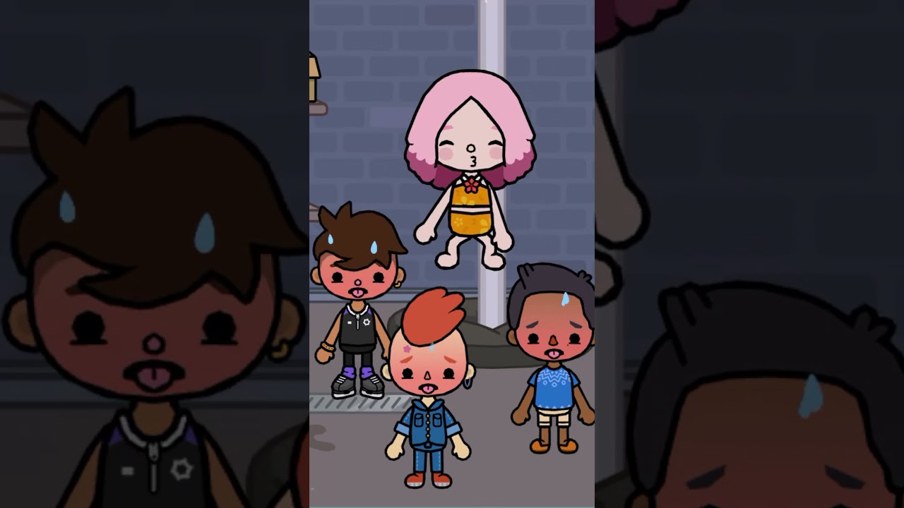 She works as a dancer to feed the children | Toca Boca Story