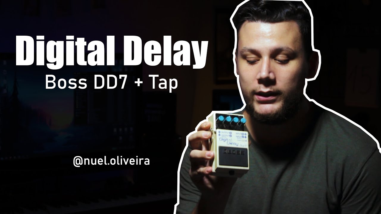 Review / Demonstração Boss DD7 digital delay - Emanuel Carlos