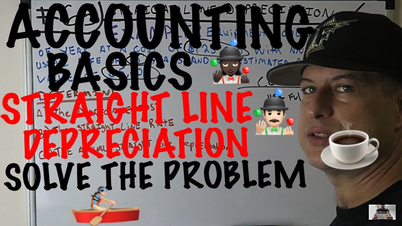Accounting for Beginners #65 / Straight Line Depreciation Method / Solve the Accounting Problem