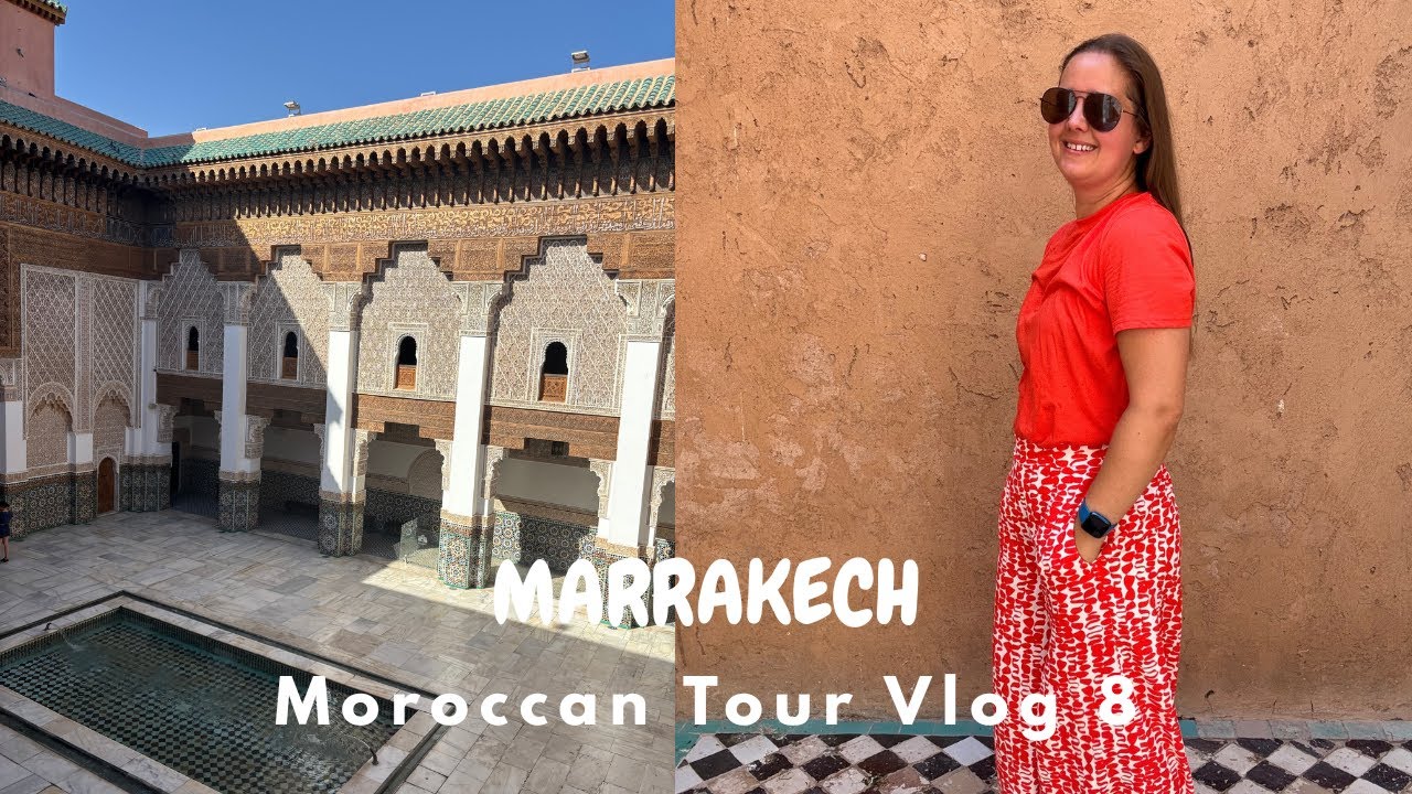 Marrakech 🇲🇦 Travel vlog 🎥 Bacha Coffee ☕️Ben Youseff Madrasa 🤎 Marrkech Airport ✈️ 