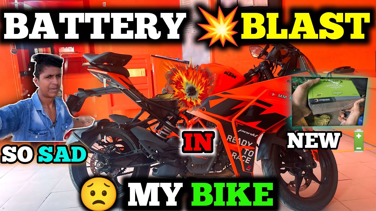 😥KTM RC200 battery 🔋 issue solved in tamil Battery de*th ☠️