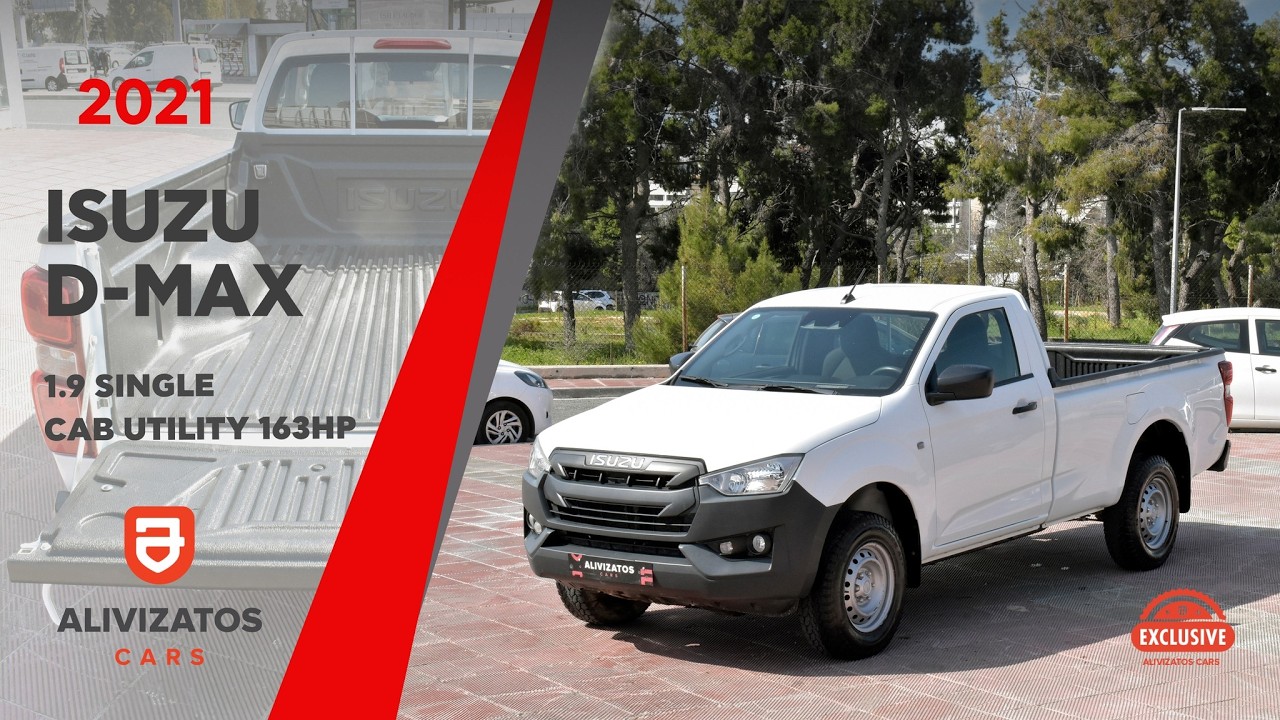 Isuzu D-Max 20211.9 Single Cab Utility 163hp Alivizaqtos cars