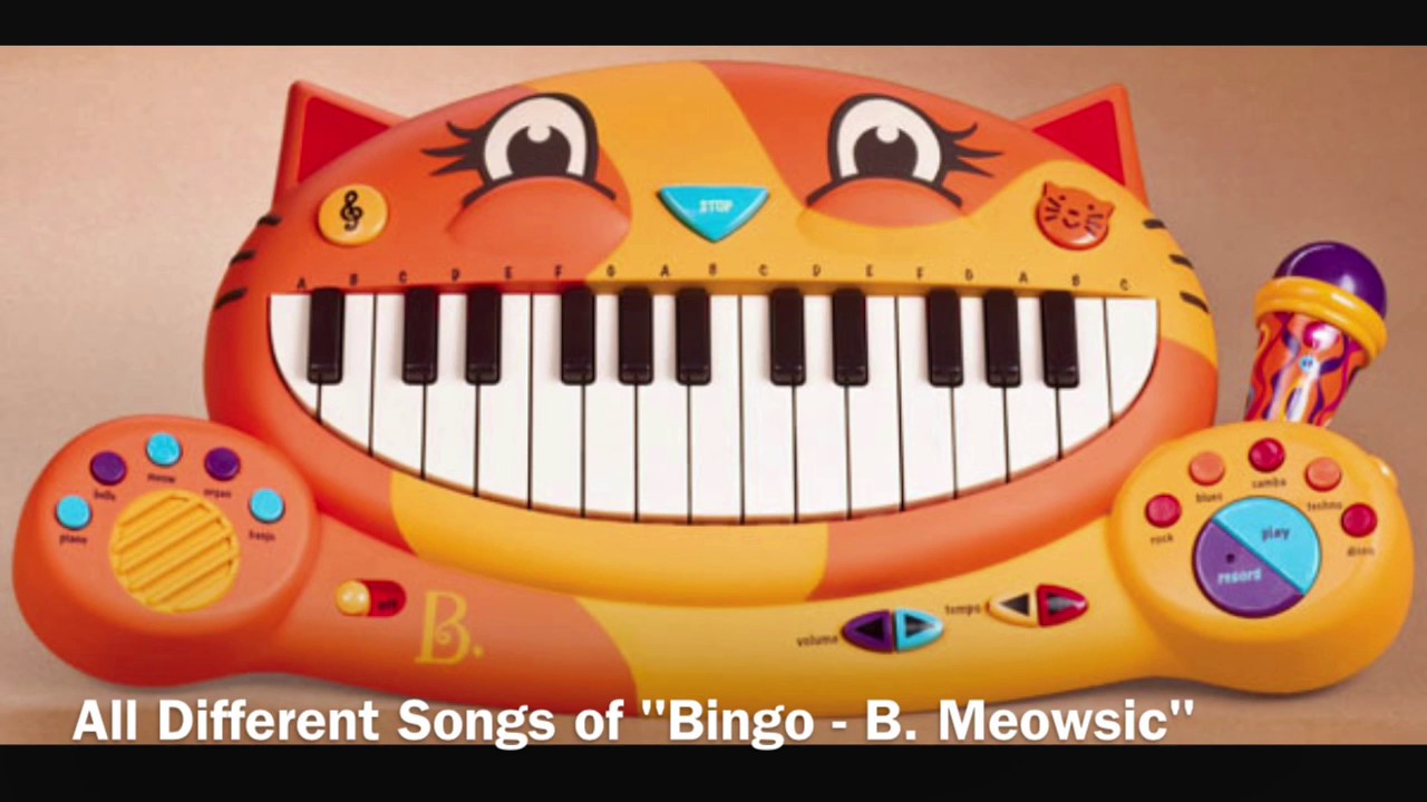 All Different Songs of Bingo B Meowsic