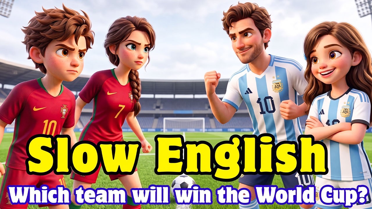 Which Team Will Win the World Cup? ⚽🏆 | Easy English Listening Story for Beginners (A2 Level)