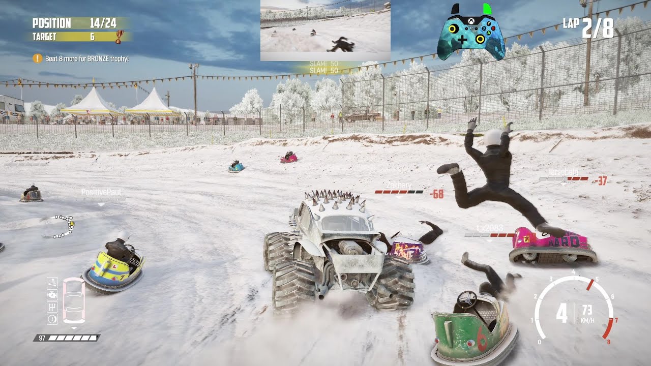 Wreckfest 25.02.20 Bugzilla Rumble Race - Mudford Motorpark Mud Oval