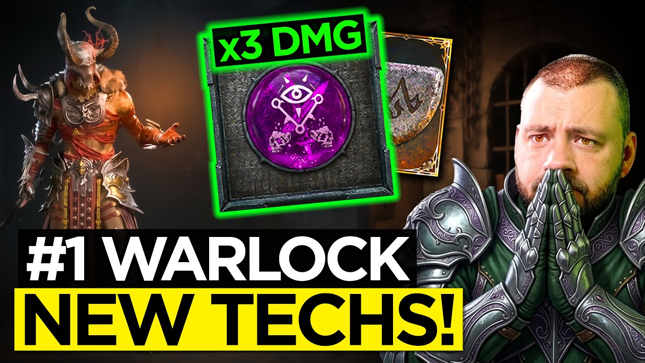 I just tripled my Warlock DMG with New Season 15 Techs - Diablo 4 Warlock Build