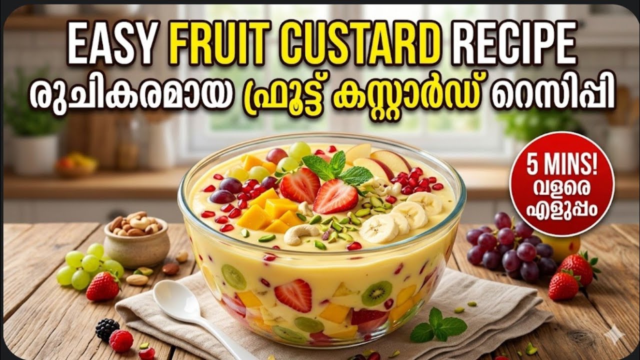 Fruit Custard✨ ഫ്രൂട്ട് കസ്റ്റാർഡ്✨