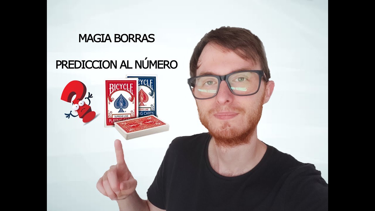 #54 [CURSO de MAGIA BORRAS] Truco de magia con CARTAS FÁCIL | Una PREDICCIÓN al NÚMERO