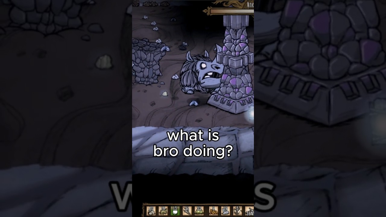 So I met the Ancient Guardian . Day 47 to 50 of Don&rsquo;t Starve Together