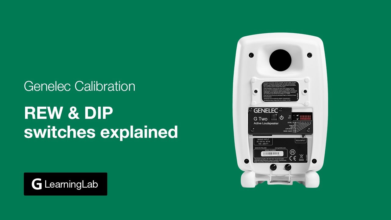 Genelec Calibration | Room EQ Wizard & DIP switches explained