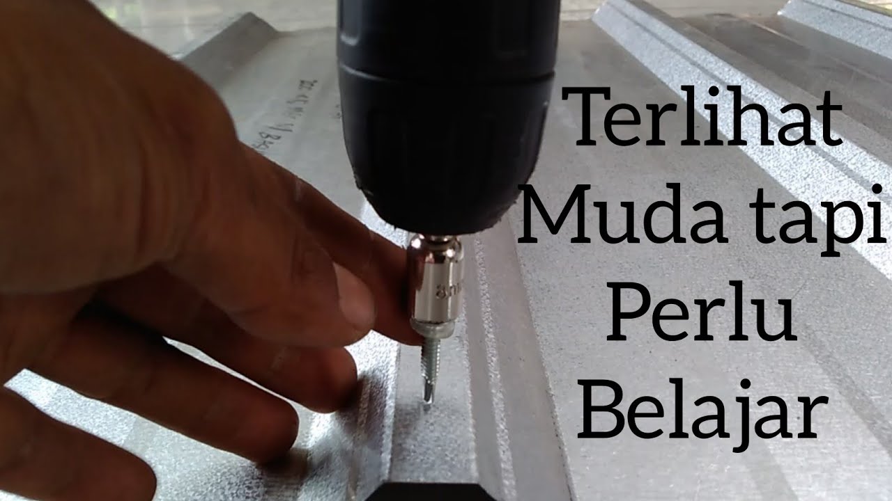 cara memasang baut drilling untuk pemula
