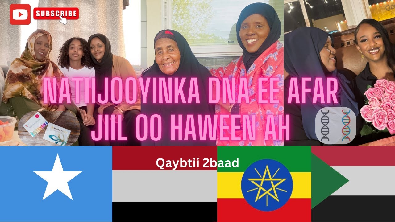 Jawaabtii DNA Qaybtii 2baad: 4  Generations of Somali Women Share Their DNA Results