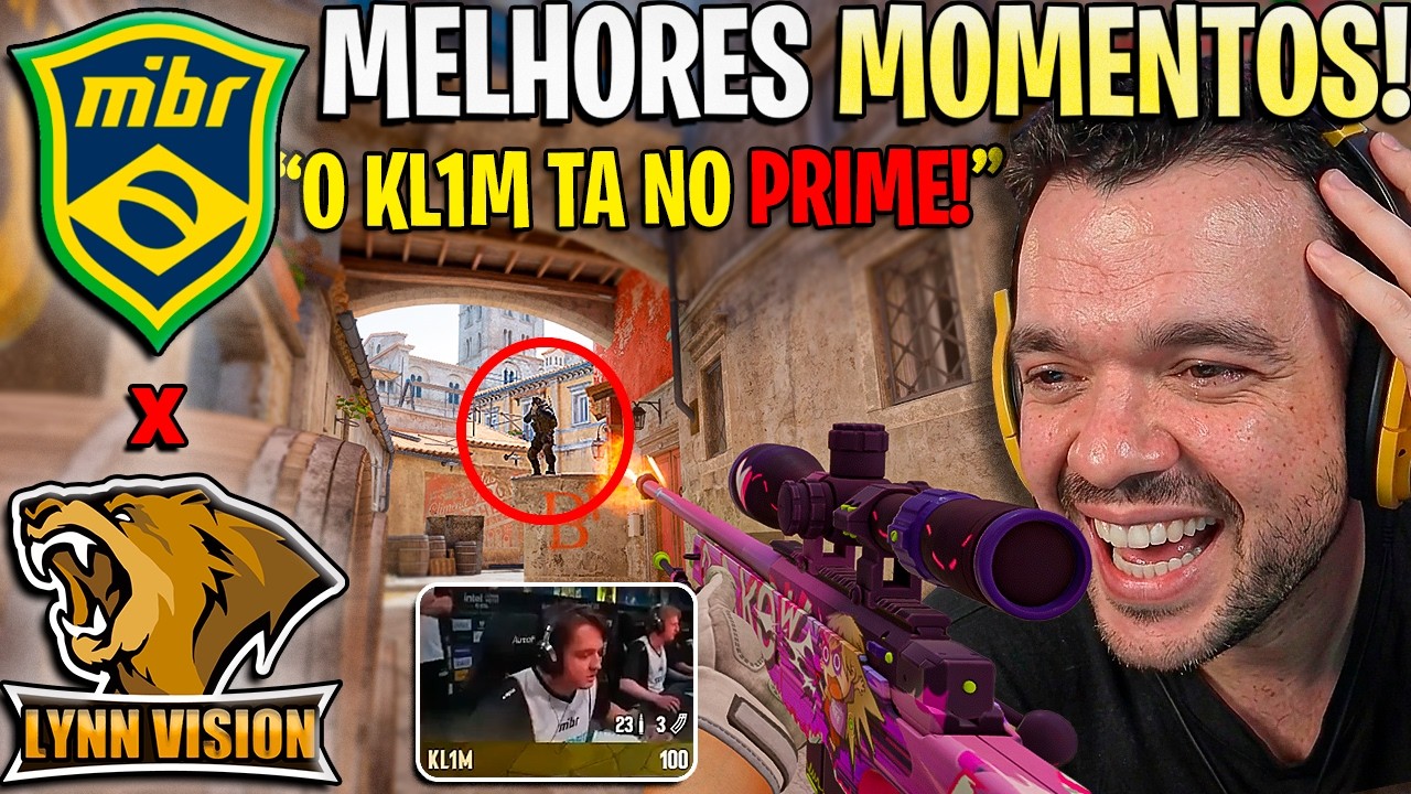 QUE CHINELADA!🔥 MIBR x LYNN VISION - (MELHORES MOMENTOS) - IEM COLOGNE MAJOR 2026 - (GAULES)