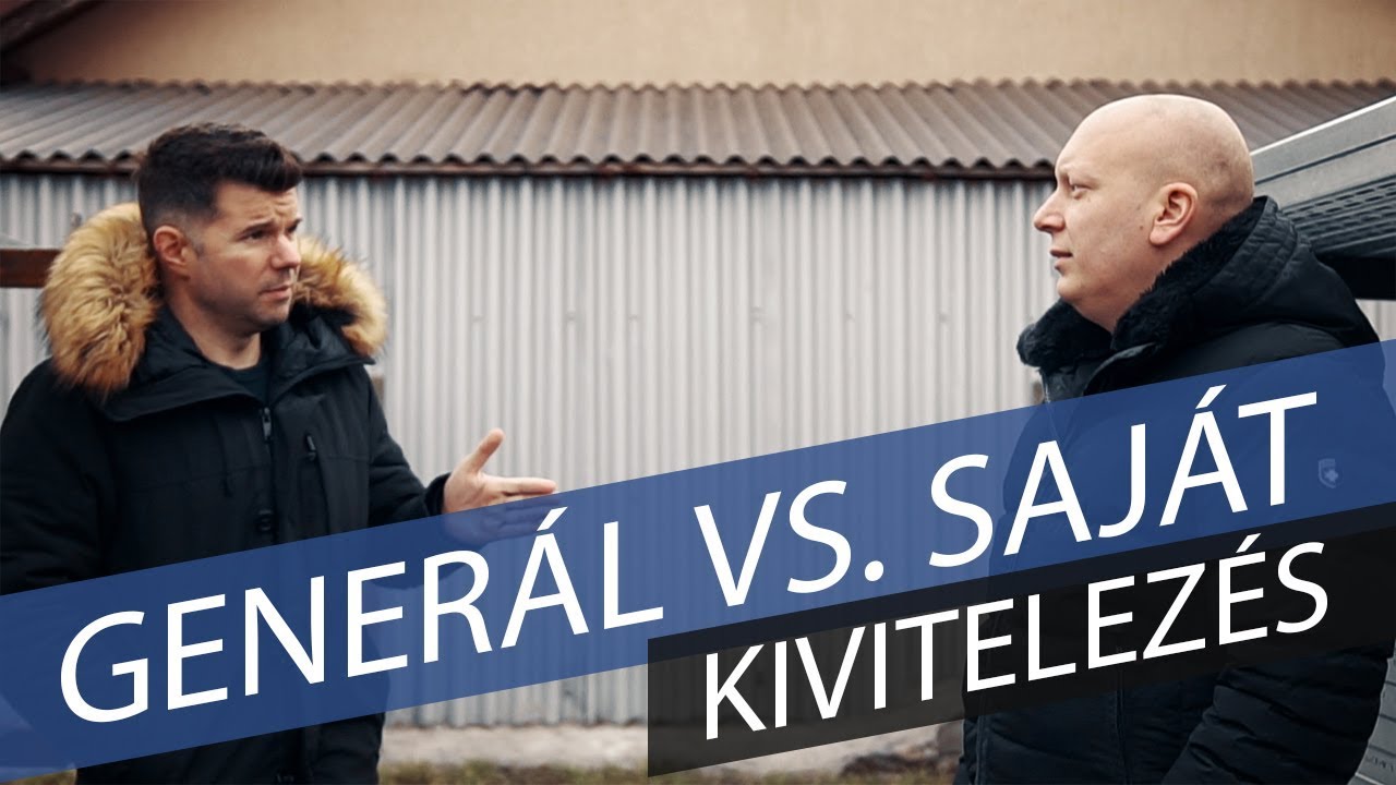 Gener&aacute;l kivitelez&eacute;s VS. Saj&aacute;t szervez&eacute;s | GARZONSZ&Eacute;P&Iacute;TŐK S01E01