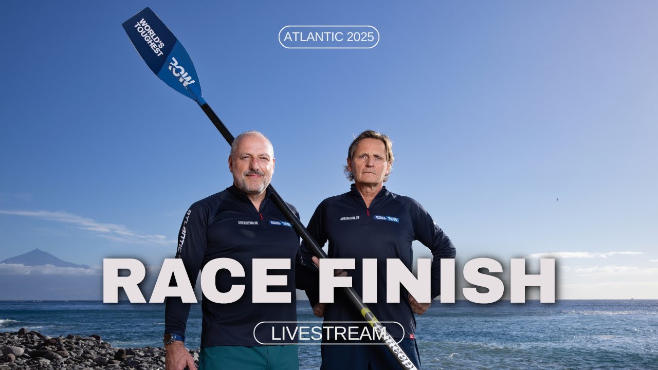 Race Finish Livestream | GREENS2BLUE 🇬🇧 | World's Toughest Row - ATLANTIC 2025