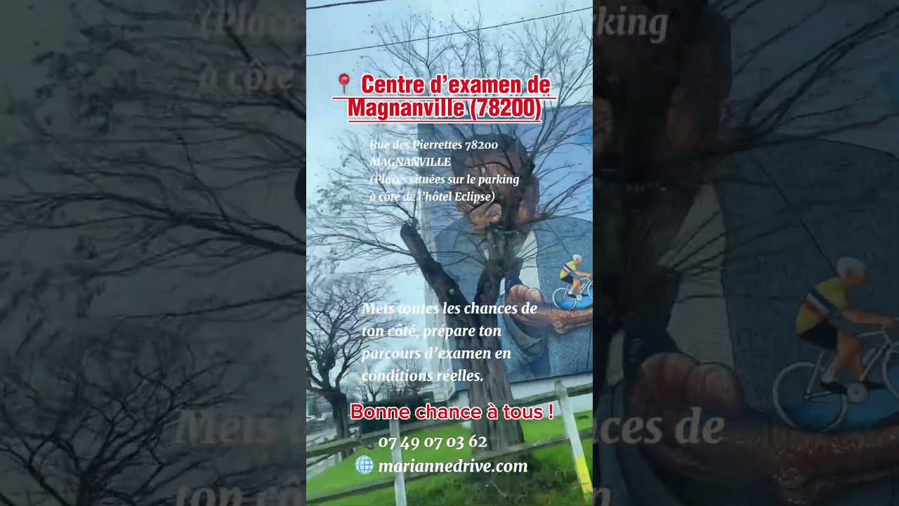 #pourtoi 📍 Centre d&rsquo;examen de #Magnanville (78200)